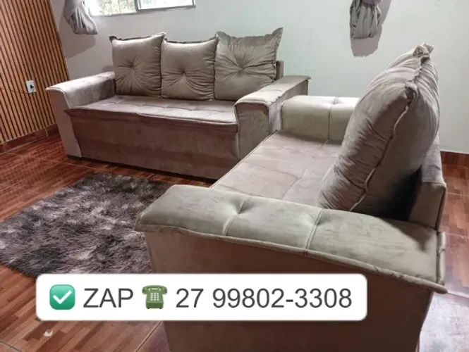 .conjunto de sofa -2x3 lugares