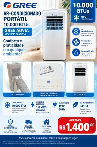 Ar Condicionado portátil Gree