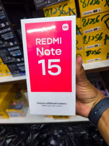Xiaomi Redmi note 15 256/8GB RAM. Lançamento. Novo lacrado com garantia e pronta entrega 
