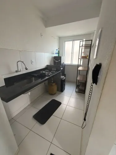 Apart 2/4 mobiliado, cond Floratta