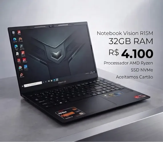 Notebook Ryzen 7 32gb RAM