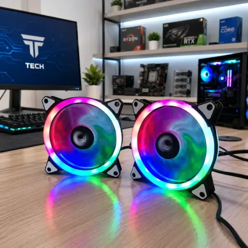 PROMOÇÃO ESPECIAL - Cooler Fan Rainbow 120mm - Leve mais e economize!