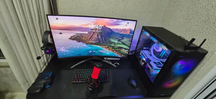 Pc gamer completo ryzen 9 9900x, rx 9070 xt