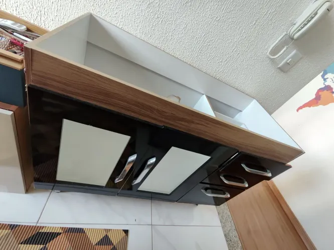 Bancada cozinha com pia