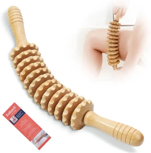 Xokocli Ferramenta de massagem celulite madeira terapia
