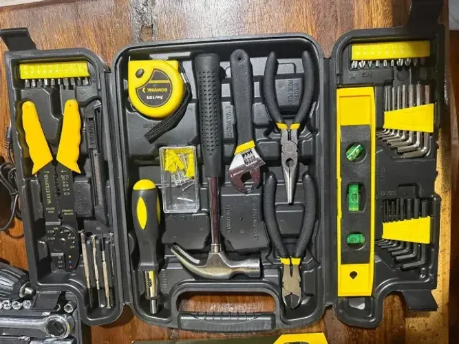 ? Kit de Ferramentas 169 Peças com Furadeira/Parafusadeira