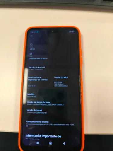 Xiaomi Redmi Note 10 Dual SIM 128 GB onyx gray 6 GB RAM - Bom (Recondicionado)
