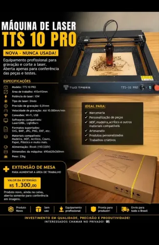 Máquina laser TTS 10w