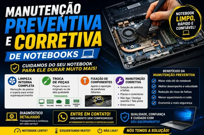 Manutenção Notebook e computador