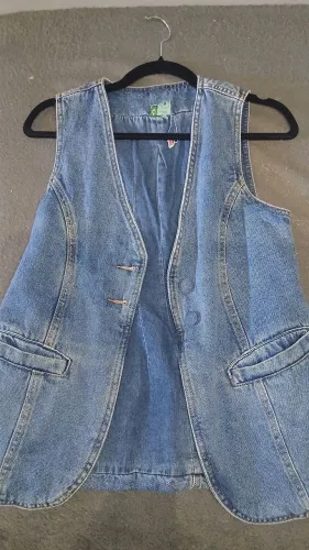 Colete jeans Farm Rio