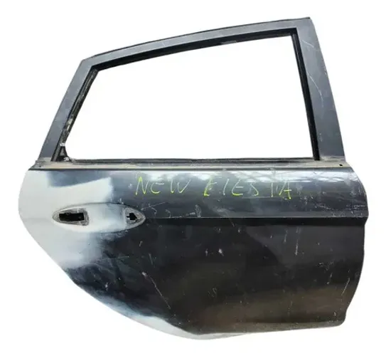 Porta Traseira Direita Ford New Fiesta 2014/2015 Traseira Direita Preto