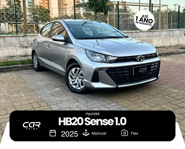 Hyundai HB20 Sense Plus1.0 Flex 12V Mec. 2025