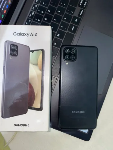 Galaxy A12 na caixa e nota fiscal 