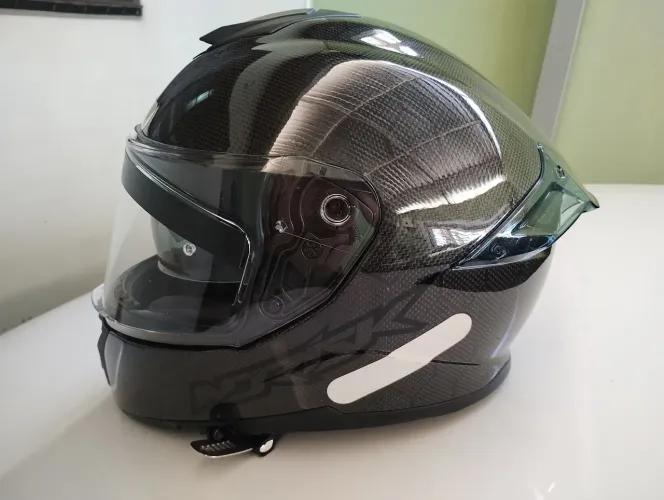 Capacete carbono norisk Viper tam 60 com NF origem com cx. 
