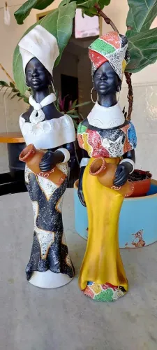 2 Esculturas Africanas 45cm