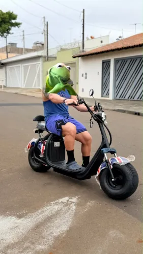 Moto elétrica x12 max, e uma estilo bis