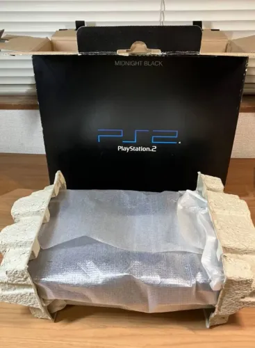 Playstation 2 Midnight Black PS2 Na caixa Original