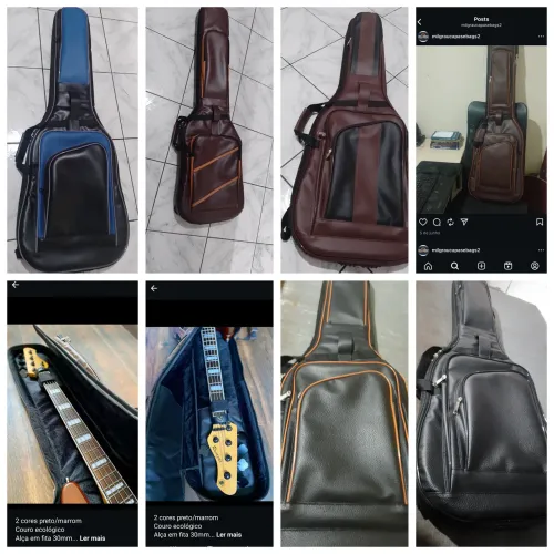 Fabricamos bag luxo pra guitarra/baixo