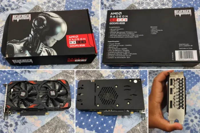 Rx 580 8gb em ótimo estado