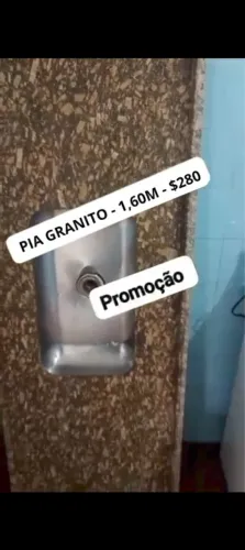 Pia de granito 2,60m