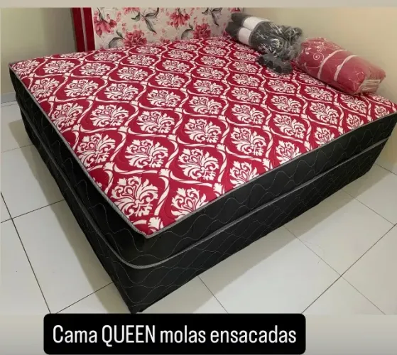CAMA QUEEN. Molas ensacadas. Tamanho 198x158