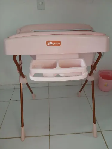 Banheira infantil rosa seminova