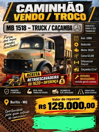 Vende- se caçamba