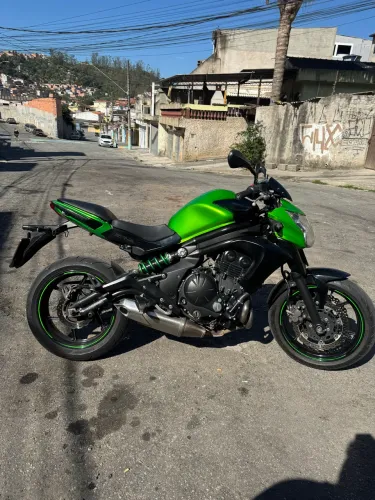 Kawasaki Er6n ano 2015 particular troco por moto maior 