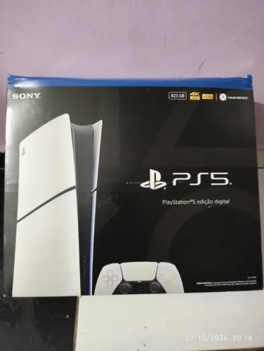 Caixa vazia de PS5