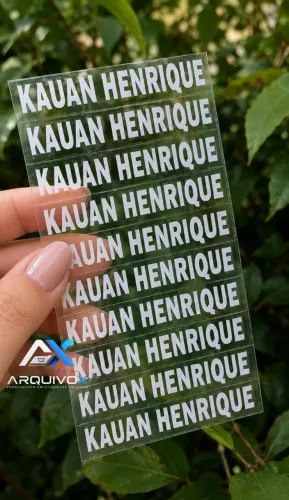 ETIQUETAS ADESIVO VINIL TERMOCOLANTE PARA UNIFORME