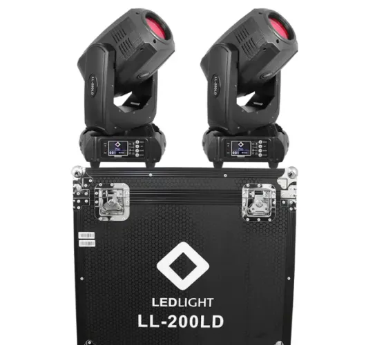 Moving Head Digital Profissional Ledlight LL-200LD + Flight Case