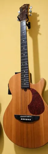 Vendo violão Tagima Modena aço elétrico maciço 
