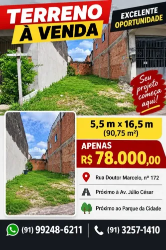 Terreno próximo a Júlio César