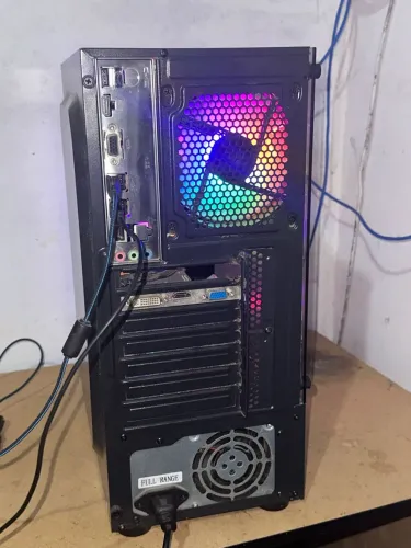 ? Gabinete Gamer Hayom RGB | 4 Fans RGB + Vidro Temperado | Excelente Estado
