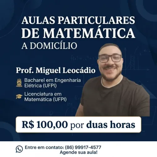 Aulas Particulares de Matemática