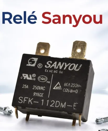 Relé Sanyou - Peças para Ar Condicionado e Micro-ondas 