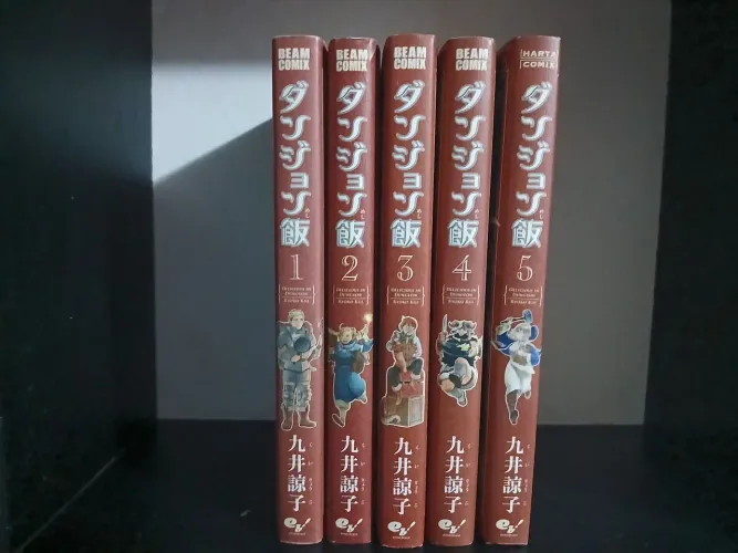 Dungeon Meshi em japonês - Volume 1 ao 5