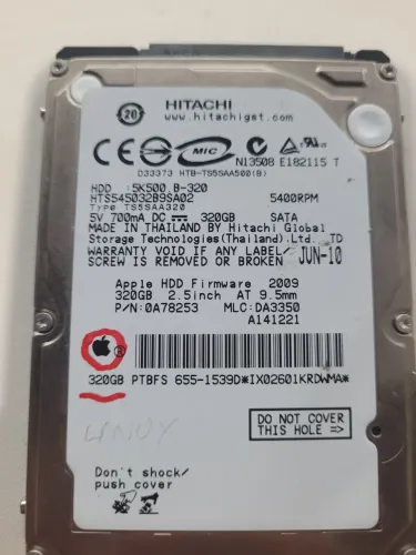 Hd 320gb macbook original apple com linux