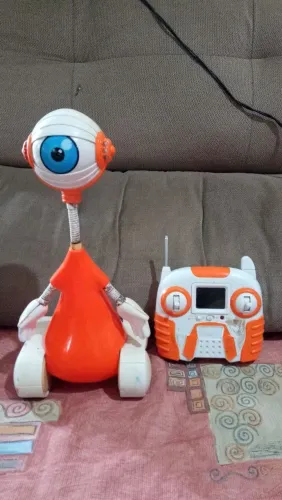 Robô Do BBB Com Controle Remoto (Controle Funciona / Robô Não Liga) - Raro