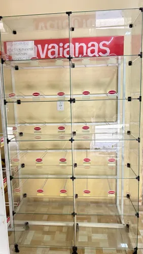Vitrine de milho 2 m de altura por 1 m de largura