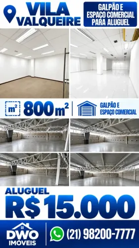 Imóvel para aluguel com 800 metros quadrados em Vila Valqueire - Rio de Janeiro - RJ