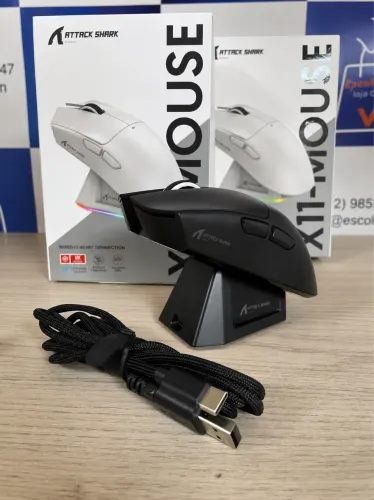 Mouse attack shark X11 Preto
