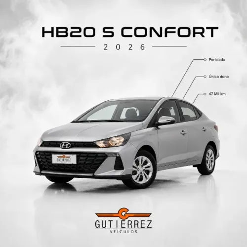 Hyundai HB20S Comfort 1.0 Flex 12V Mec. 2026
