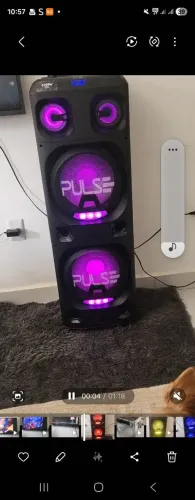 Caixa amplificada pulse 2.200 whats ,bem conservada