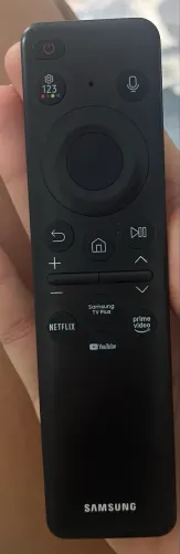 SAMSUNG Controle remoto de televisão de célula solar, preto
