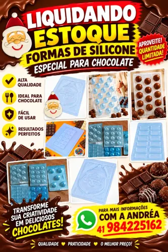 Estoque de formas de chocolate BWB