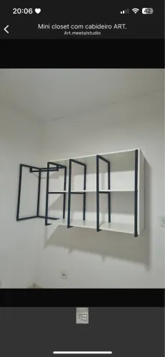 Mini closet cabideiro