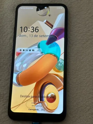 Celular LG K41S, seminovo e em perfeito estado de conservação. Acompanha carregador