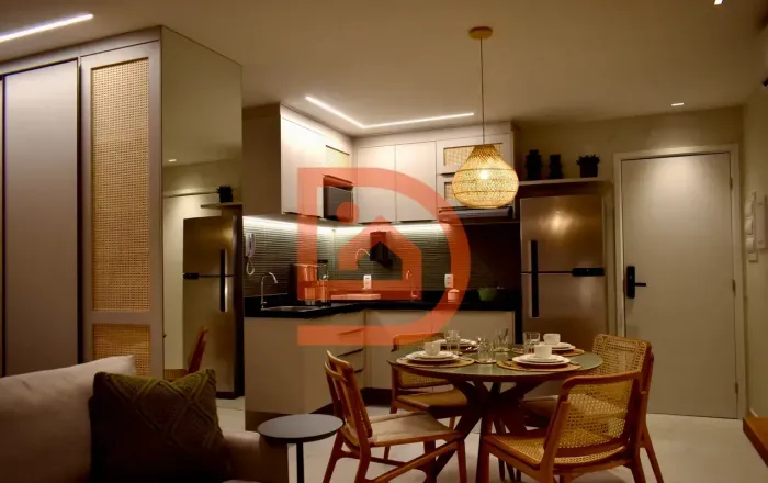 Studio Moderna para Alugar  Aldeota | Mobiliada e Decorada | 37m²