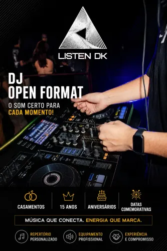 Dj open format profissional com 6 anos de experiência!